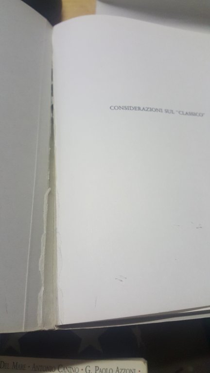 considerazioni sul classico italo lana