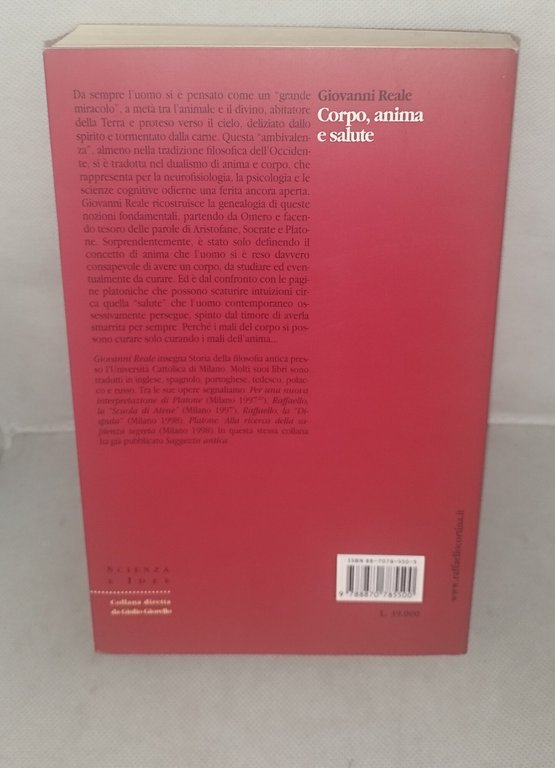 corpo anima e salute giovanni reale | Immagine Gallery 3