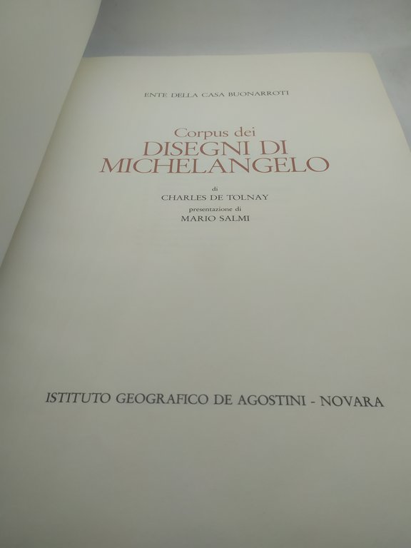 corpus dei disegni di michelangelo di charles de tolnay mario …