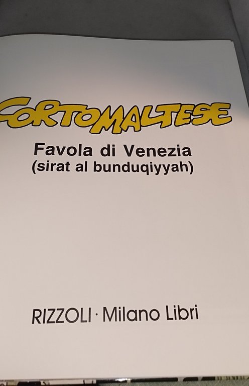 cortomaltese favola di venezia rizzoli | Immagine Gallery 4