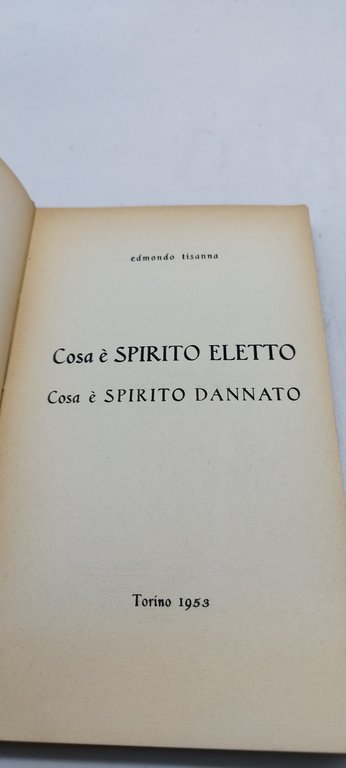 cosa è spirito eletto cosa è spirito dannato