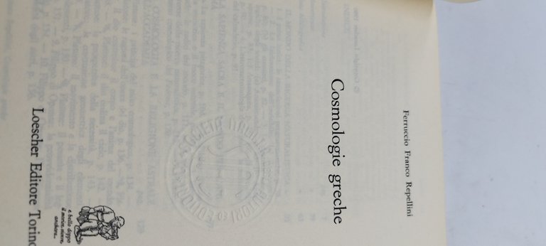 cosmologie greche ferruccio franco repellini