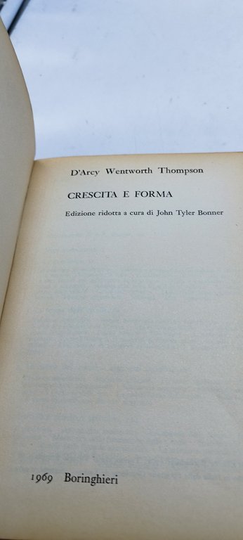 crescita e forma la geometria della natura