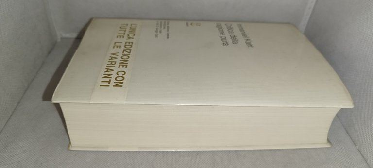 critica della ragione pura