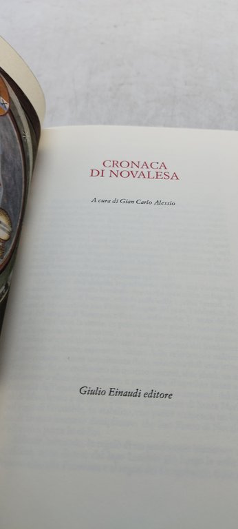 cronaca di novalesa einaudi i millenni