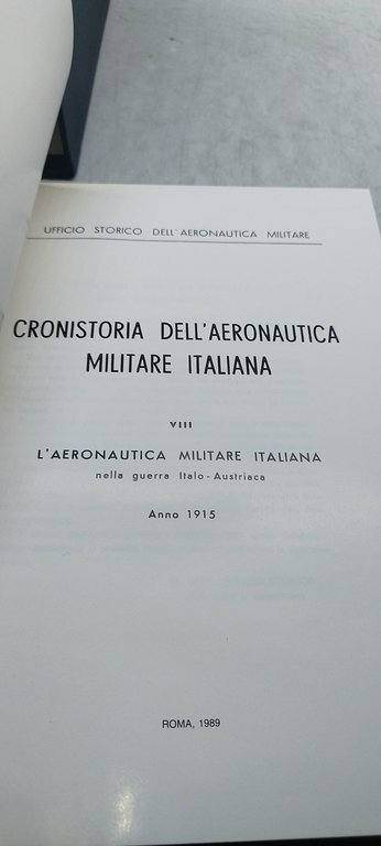 cronistoria dell'aeronautica militare italiana cofanetto 8 volumi