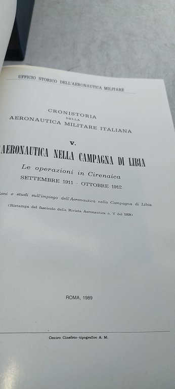 cronistoria dell'aeronautica militare italiana cofanetto 8 volumi