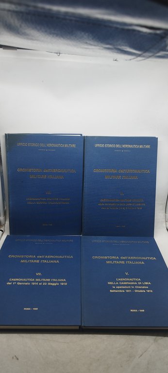 cronistoria dell'aeronautica militare italiana cofanetto 8 volumi