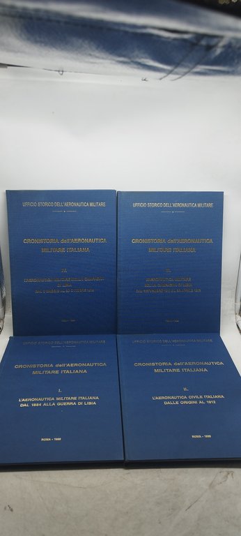 cronistoria dell'aeronautica militare italiana cofanetto 8 volumi