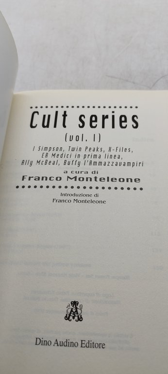 cult series le grandi narrazioni televisive nell'america di fine secolo …