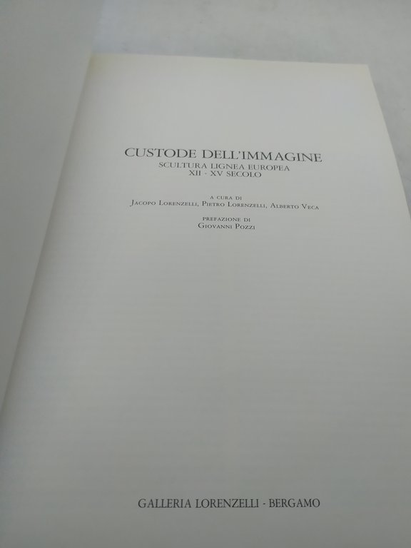 custode dell'immagine scultura lignea europea XII-XV secolo