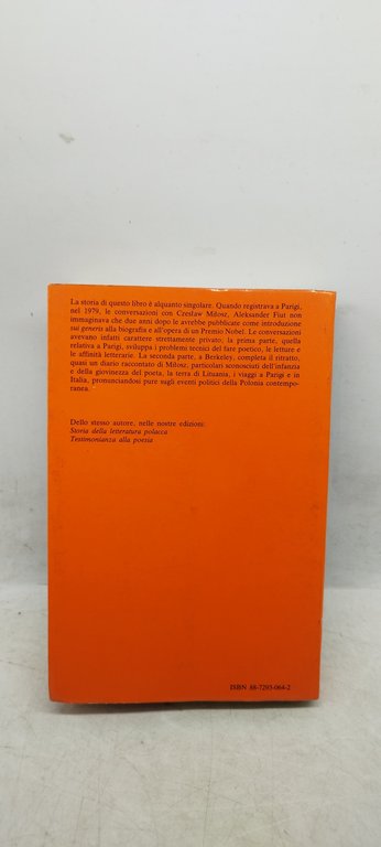 czestaw mitosz racconta