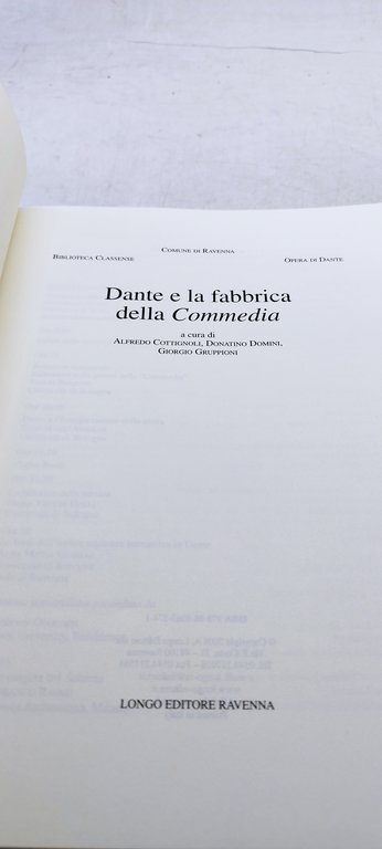 dante e la fabbrica della commedia longo editore