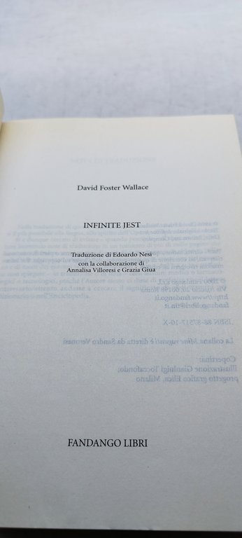 david fosster wallace infinite jest fandango