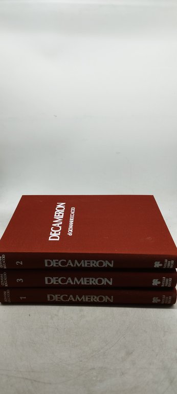 decameron di giovanni boccaccio 3 volumi fabbri editore