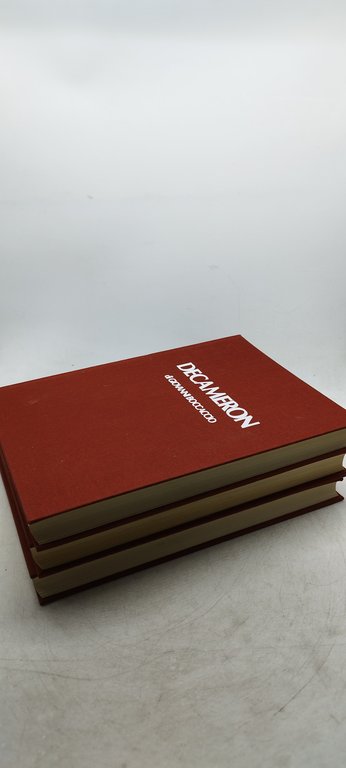 decameron di giovanni boccaccio 3 volumi fabbri editore