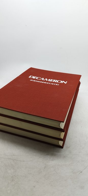 decameron di giovanni boccaccio 3 volumi fabbri editore