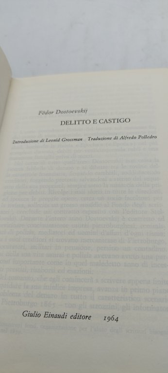 delitto e castigo fedor dostoevskij einaudi