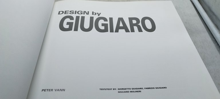 design by giugiaro peter vann