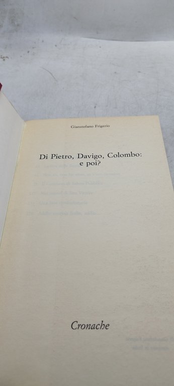 di pietro davigo colombo e poi ?