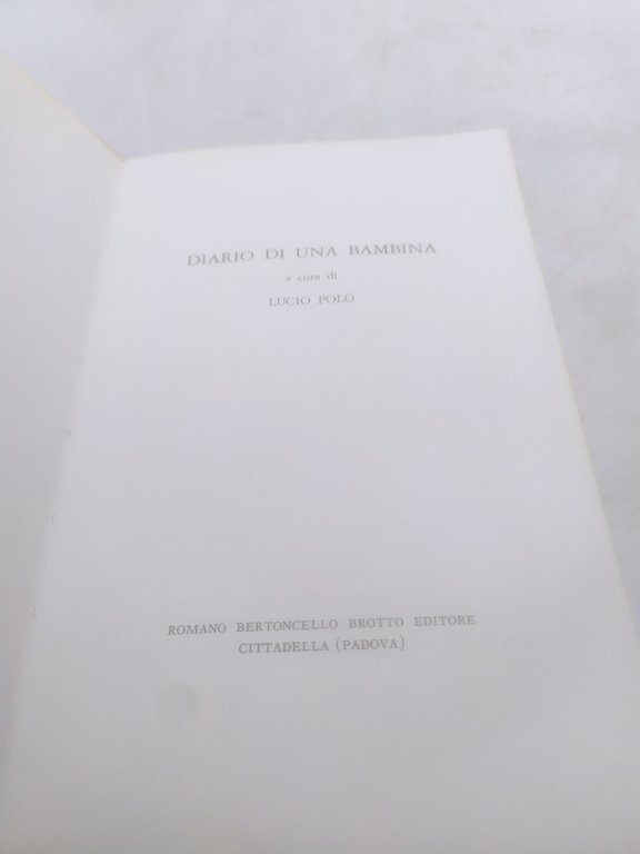 diario di una bambina lucio polo