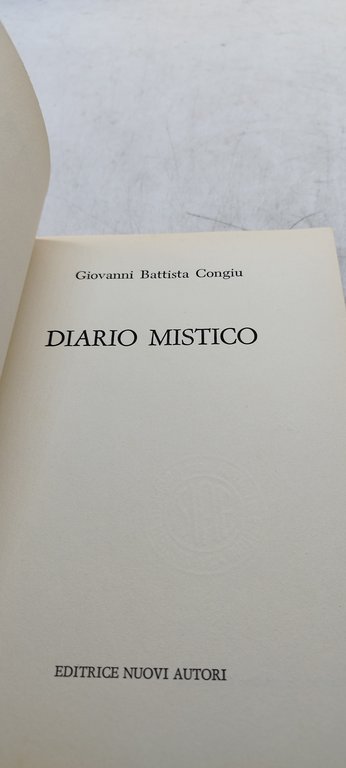 diario mistico giovanni battista congiu editrice nuovi autori