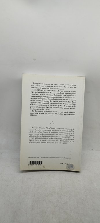 dictionnaire de la guerre d'indochine 1945-1954