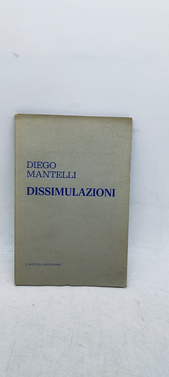 diego mantelli dissimulazioni l'artistica savigliano