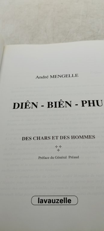 dien bien phu des chars et des hommes lavauzelle andrè …