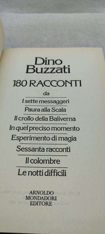 dino buzzati 180 racconti mondadori