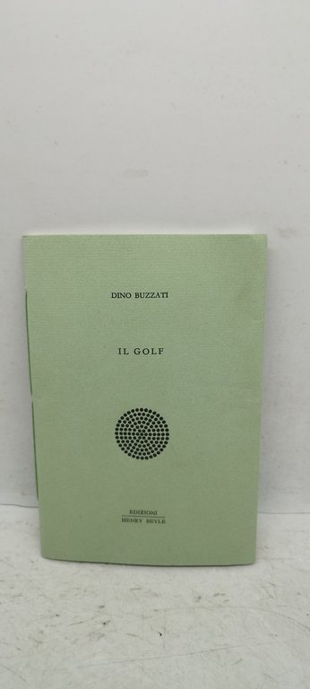 dino buzzati il golf