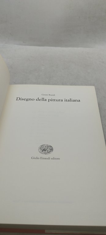 disegno della pittura italiana einaudi