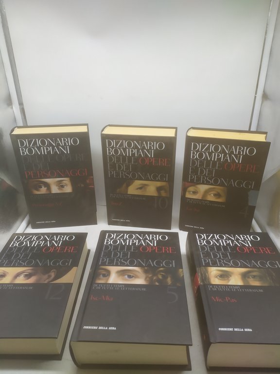 dizionario bompiani delle opere e dei personaggi 12 volumi corriere …