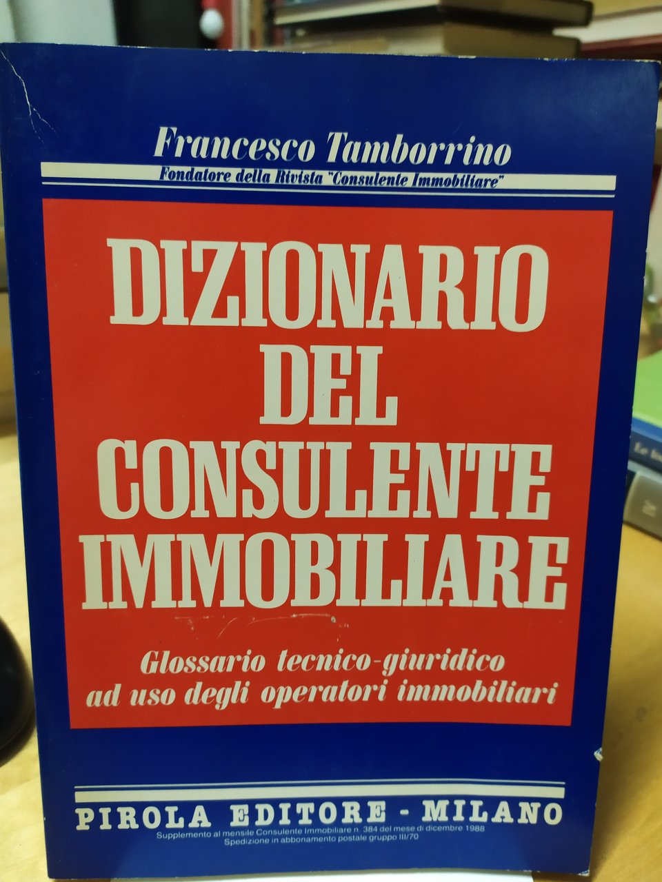 dizionario del consulente immobiliare pirola editore francesco tamborrino