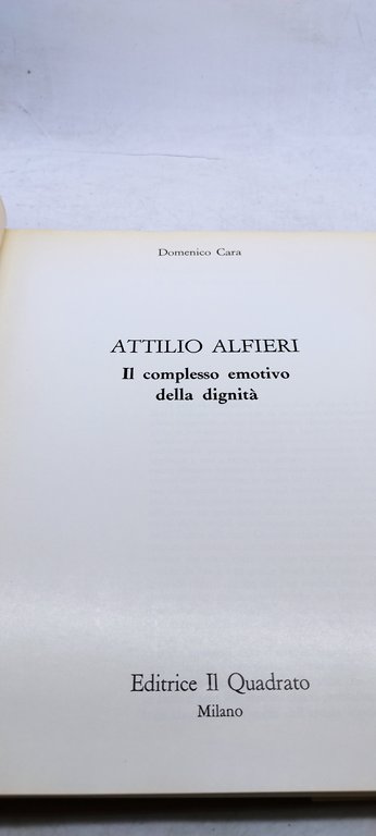 domenico cara attilio alfieri editrice il quadrato