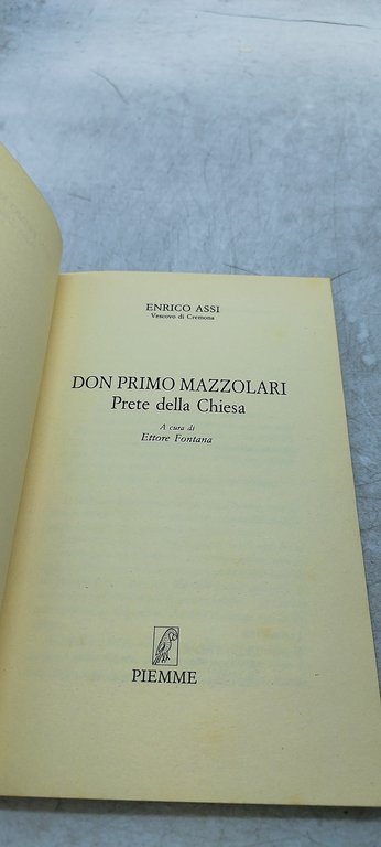 don primo mazzolari prete della chiesa