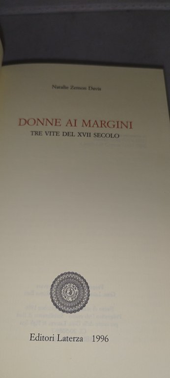 donne ai margini tre vite del XVII secolo laterza | Immagine Gallery 6