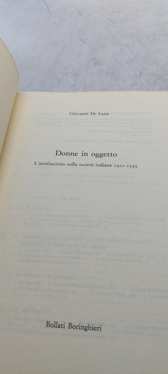 donne in oggetto l'antifascismo nella società italiana 1922 1939