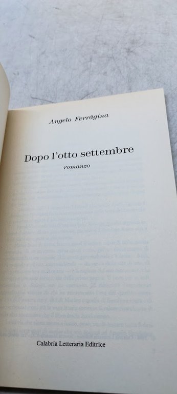 dopo l'otto settembre