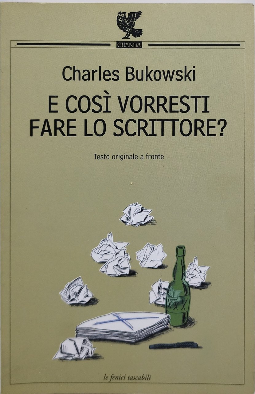 e così vorresti fare lo scrittore ? testo originale a …