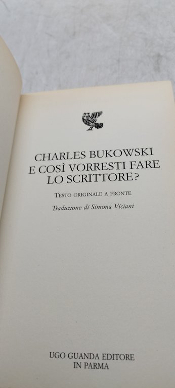 e così vorresti fare lo scrittore ? testo originale a …