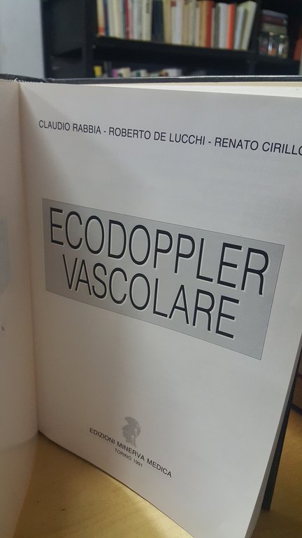 ecodoppler vascolare edizioni minerva