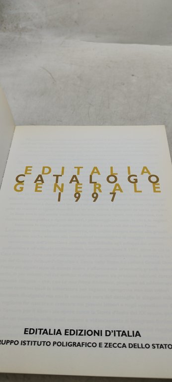 editalia catalogo generale 1997