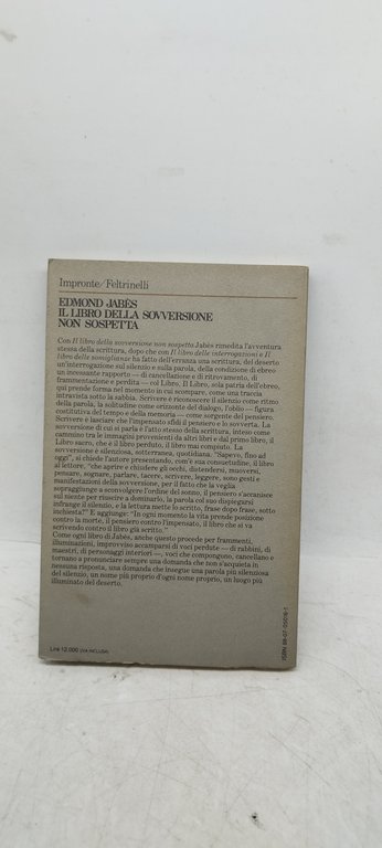 edmond jamess il libro della sovversione non sospetta
