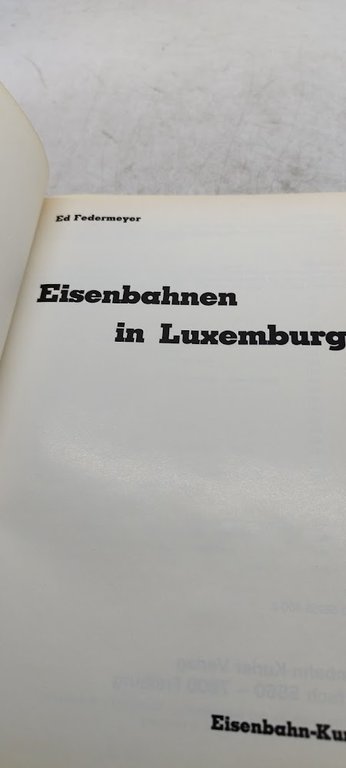 eisenbahnen in luxemburg