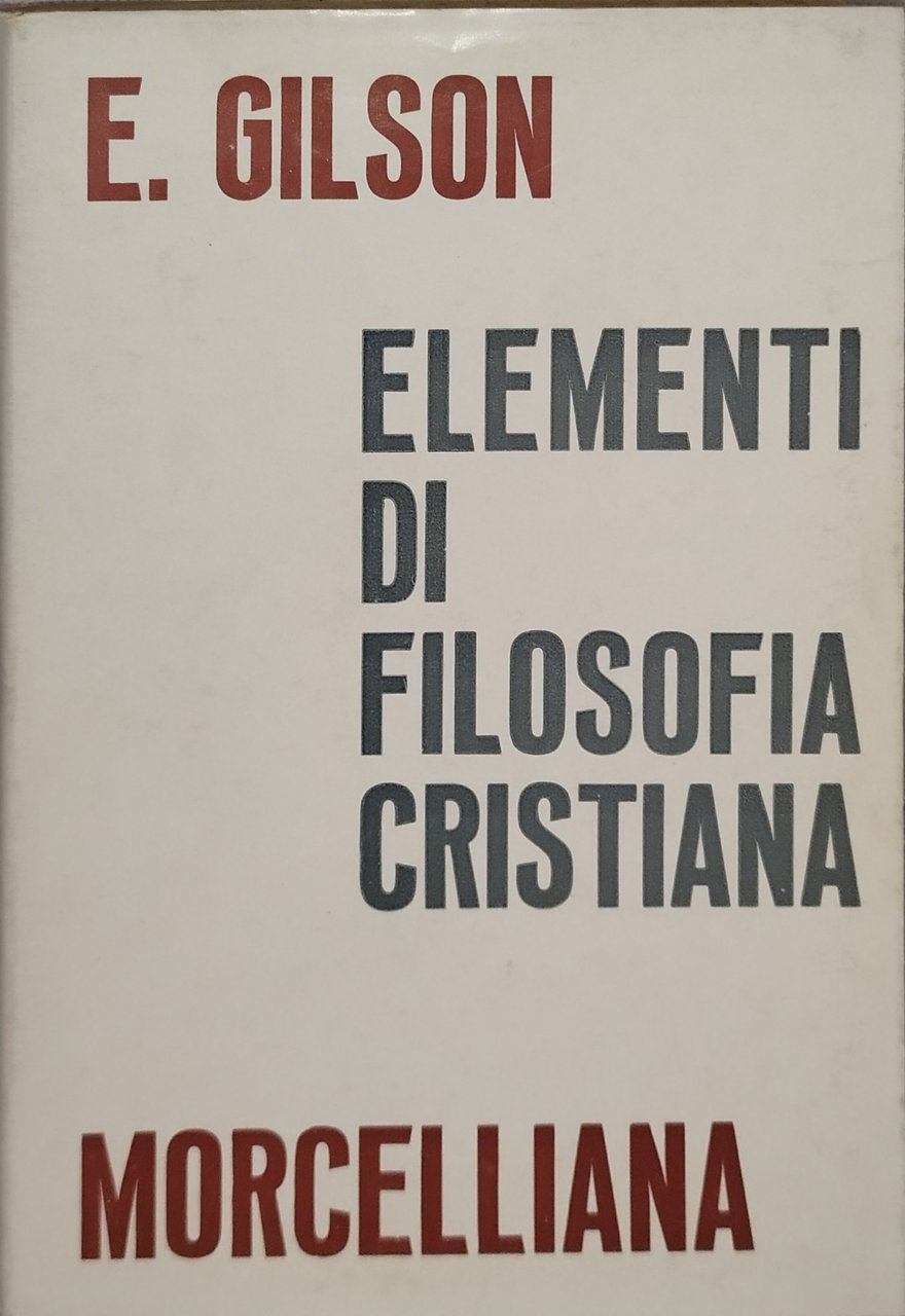 elementi di filosofia cristiana | Immagine principale