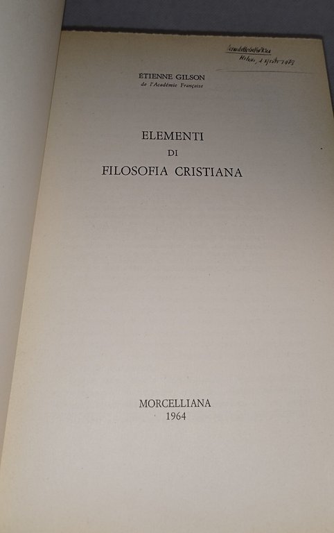 elementi di filosofia cristiana | Immagine Gallery 7