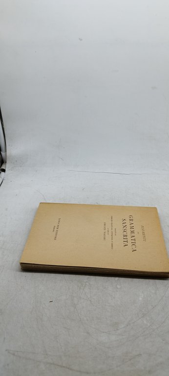 elementi di grammatica sanscrita loescher