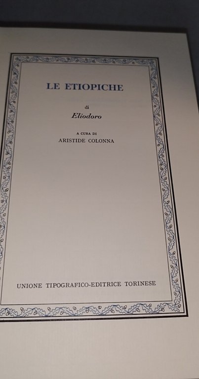 eliodoro le etiopiche classici utet | Immagine Gallery 7