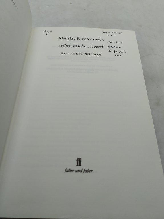 elizabeth wilson mstislav rostropovich cellist teacher legend